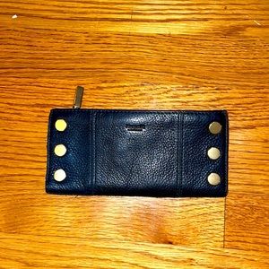 Hammit 110 North Slim Pebble Leather Studded Rivet Magnetic Wallet